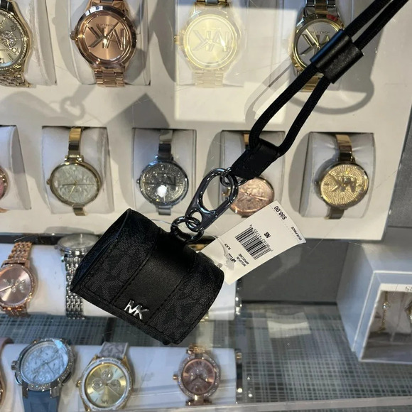 MICHAEL KORS HUDSON LOGO LANYARD CASE FOR APPLE AIRPODS PRO - Picture 7 of 8